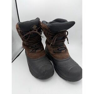 Quest Mens 9 Pac Boots Thinsulate Ultra Leather Insulated Winter Snow Brown 1804